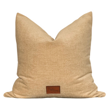 Load image into Gallery viewer, gold pillow back against white background