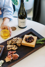 Load image into Gallery viewer, charcuterie plate with wine