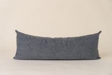 Load image into Gallery viewer, lumbar pillow cover with pattern against tan background