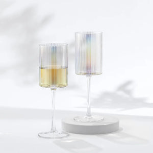 Iridescent Wine Glasses - Set of 2