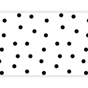 Paper Table Runner, Black Dots